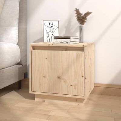 vidaXL Bedside Cabinets 2 pcs 40x30x40 cm Solid Wood Pine