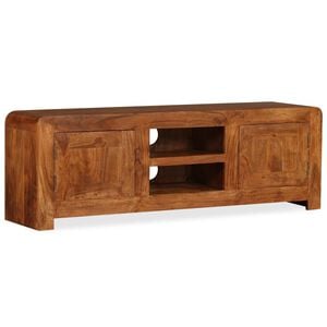 vidaXL TV Cabinet | Honey Brown | Solid Acacia Wood | Medium | TV Cabinet