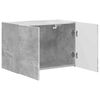 vidaXL TV Wall Cabinet Concrete Grey 59.5 x 31 x 40 cm Engineered Wood