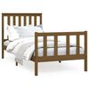 vidaXL Bed Frame without Mattress Honey Brown 100x200 cm Solid Wood Pine
