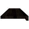 vidaXL Stair Treads 16 pcs Dark Brown 100x25x2 cm Solid Wood Oak