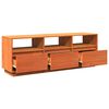 vidaXL TV Cabinet Wax Brown 140x37x50 cm Solid Wood Pine
