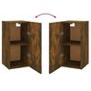 vidaXL TV Cabinets 2 pcs Smoked Oak 30.5x30x60 cm Engineered Wood