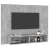 vidaXL Wall TV Cabinet Concrete Grey 120x23.5x90 cm Engineered Wood