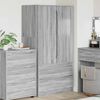 vidaXL Cabinet Manual Grey Sonoma 79.5 x 49 x 156 cm Engineered Wood