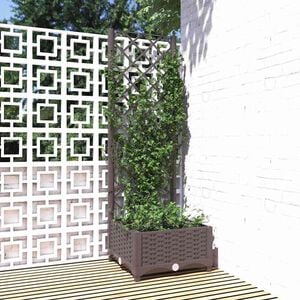 vidaXL Garden Brown 40 x 40 x 121.5 cm