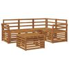 vidaXL Outdoor Sofa Set 5 pcs Natural Solid Acacia Wood