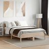 vidaXL Bed Frame without Mattress 140x190 cm Solid Wood Pine