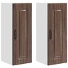 vidaXL Dishwasher Panel Kalmar 2 pcs Brown Oak Engineered Wood