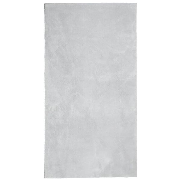 vidaXL Rug HUARTE Short Pile Soft and Washable Grey 80x150 cm