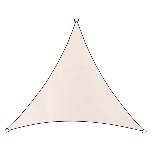 Livin'outdoor Shade Cloth Livigno Oxford Polyester Triangle 5x5x5 m Taupe