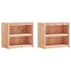 vidaXL Outdoor Kitchen Cabinets 2 pcs Solid Wood Pine