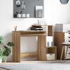 vidaXL Desk with Shelf Artisan Oak 106 x 40 x 88.5 cm Engineered Wood