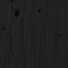 vidaXL 5 Piece Garden Lounge Set Black Solid Wood Pine