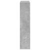 vidaXL Fireplace Surround Concrete Grey 81x18x82 cm Engineered Wood