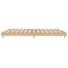 vidaXL Bed Frame without Mattress Sonoma Oak 120x200 cm Engineered Wood
