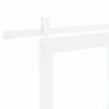 vidaXL Sliding Door White 73.5 x 211 cm Solid Pine Wood and Glass