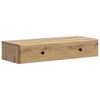 vidaXL Wall-Mounted Side Table Artisan Oak 87.5 x 34.5 x 17 cm
