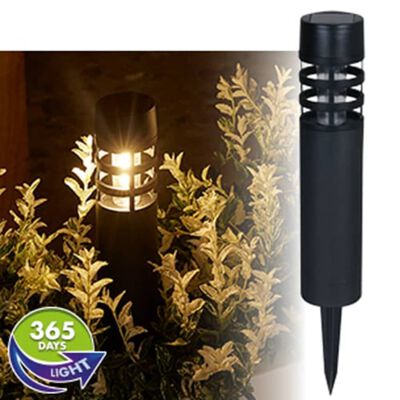 Luxform Solar LED Garden Light Montelimar 3 pcs Black