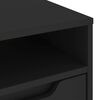 vidaXL TV Cabinet VISNES Black 60x40x38 cm Engineered Wood