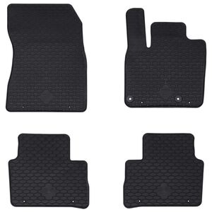 vidaXL Car Mat 4 pcs Black suitable for Nissan QASHQAI TPE