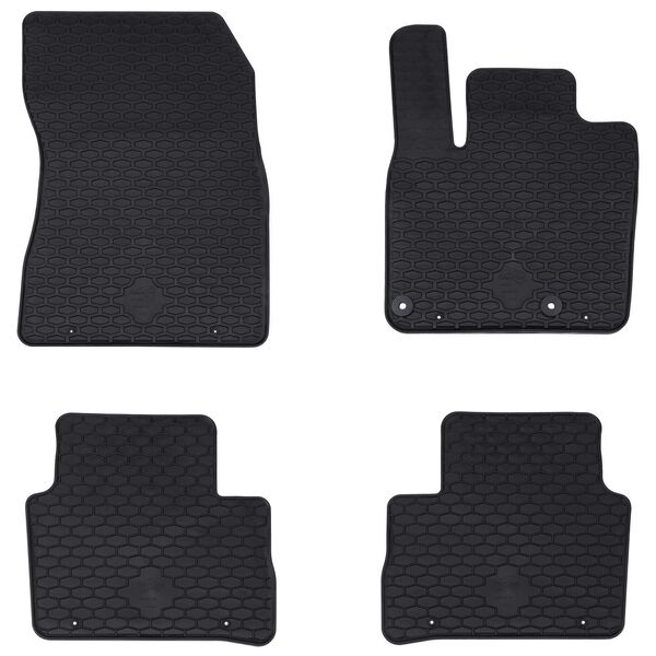 vidaXL Car Mat 4 pcs Black suitable for Nissan QASHQAI TPE
