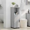 vidaXL Bathroom Cabinet with Storage Grey Sonoma 30 x 35 x 95 cm