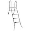 vidaXL Partially in-Ground Pool Ladder 195 x 116 cm 4-Step