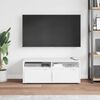 vidaXL TV Cabinet VISNES White 100x40x38 cm Engineered Wood