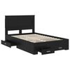 vidaXL Bed Frame with Drawer with Headboard Manual Engineered Wood