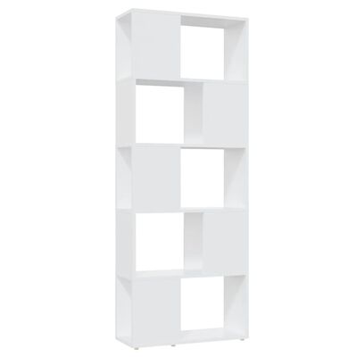 vidaXL Book Cabinet Room Divider White 60x24x155 cm Engineered Wood