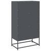 vidaXL Highboard Anthracite 68x39x123 cm Steel