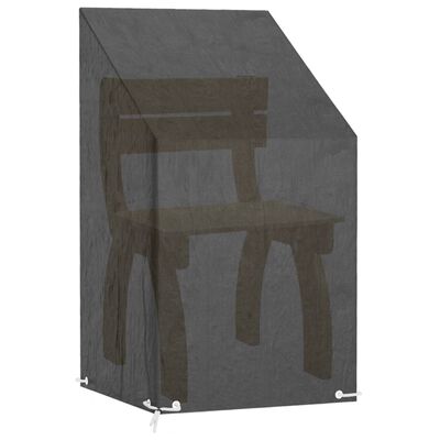 vidaXL Graden Chair Cover 8 Eyelets 65x65x80/120 cm Polyethylene