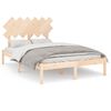 vidaXL Bed Frame without Mattress 120x190 cm Solid Wood