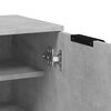 vidaXL Shoe Cabinet Concrete Grey 59x35x100.5 cm Engineered Wood