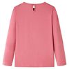 Kids' T-shirt with Long Sleeves Old Pink 116