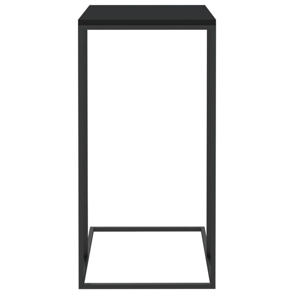 vidaXL Side Table Black 40x30x59 cm Engineered Wood