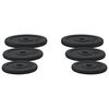 vidaXL Weight Plates 6 pcs 30 kg Cast Iron