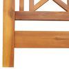 vidaXL Swing Bench Brown 110 x 56 x 58.5 cm Solid Acacia Wood