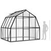 vidaXL Greenhouse with Base Frame Anthracite 6.43 m² Aluminium