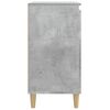 vidaXL Bedside Cabinet Concrete Grey 40x35x70 cm Engineered Wood
