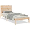vidaXL Extra Long Bed Frame without Mattress 100x220 cm Solid Wood