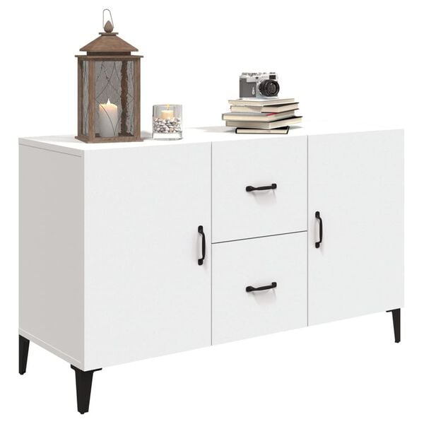 vidaXL Sideboard White 100x36x60 cm Engineered Wood