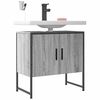 vidaXL Bathroom Sink Cabinet Grey Sonoma 60x33x60 cm Engineered Wood