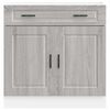 vidaXL Kitchen Base Cabinet Porto Grey Sonoma Engineered Wood