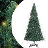 vidaXL Artificial Pre-lit Christmas Tree with Ball Set Green 500 cm