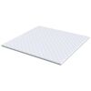 vidaXL Coconut Topper White 180 x 200 x 5 cm Jaquard Fabric
