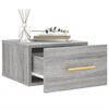 vidaXL Wall-mounted Bedside Cabinets 2 pcs Grey Sonoma 35x35x20 cm