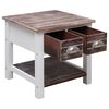 vidaXL Side Table Brown 40x40x40 cm Paulownia Wood