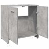 vidaXL Bathroom Sink Cabinet Concrete Grey 60x33x60 cm Engineered Wood